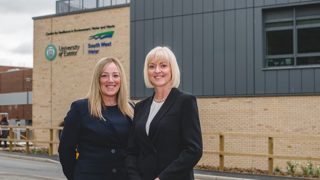South West Water and University of Exeter make history together with launch of pioneering research centre to tackle global environmental challenges- image