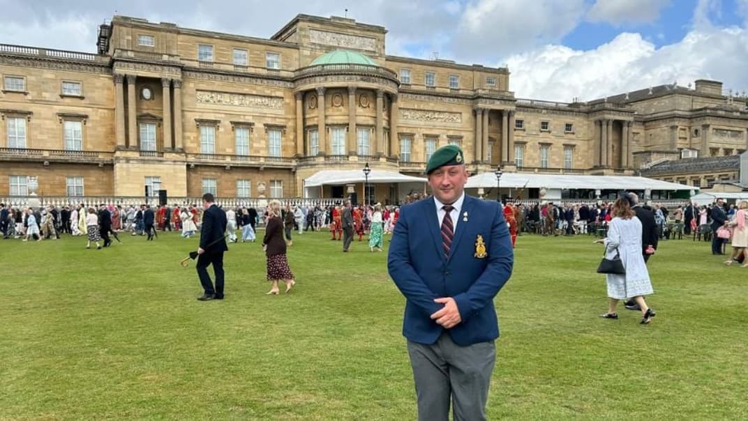 Celebrating Service: South West Water colleague and former Royal Marine honoured at Buckingham Palace- image