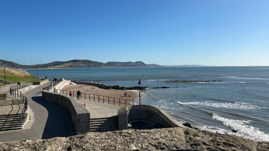 South West Water to build new storm tanks and surface water drainage in Lyme Regis to reduce storm overflows and protect bathing waters- image