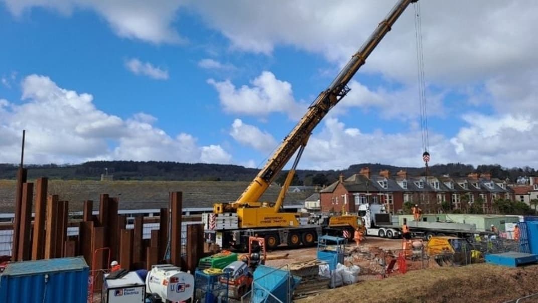Work to install new storm tank in Sidmouth to reduce storm overflows complete- image