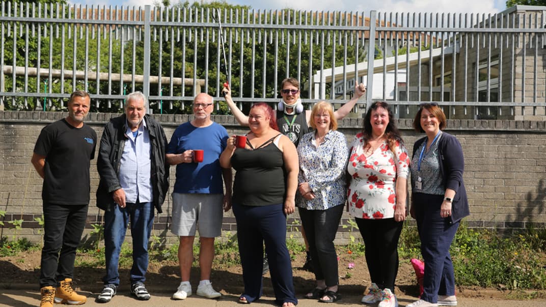 Helping to improve community garden space for Plymouth residents with new water butts- image