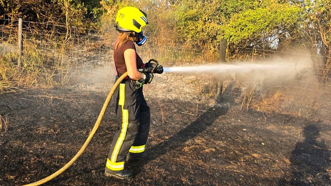 South West Water urges customers to use water wisely as fires show impact of prolonged dry weather- image