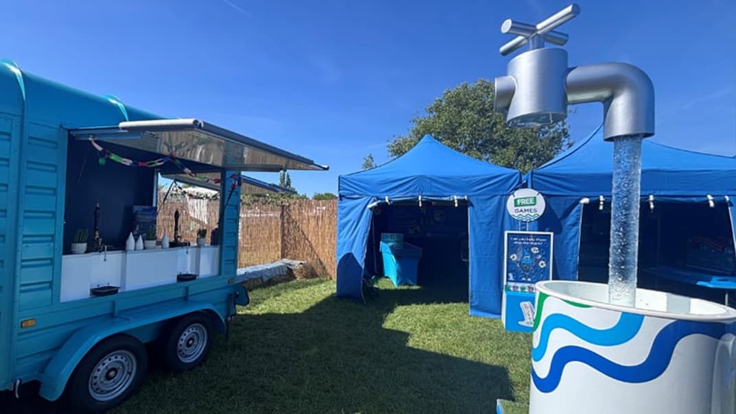 Supporting World Refill Day by offering free water refill stations at Summer events- image