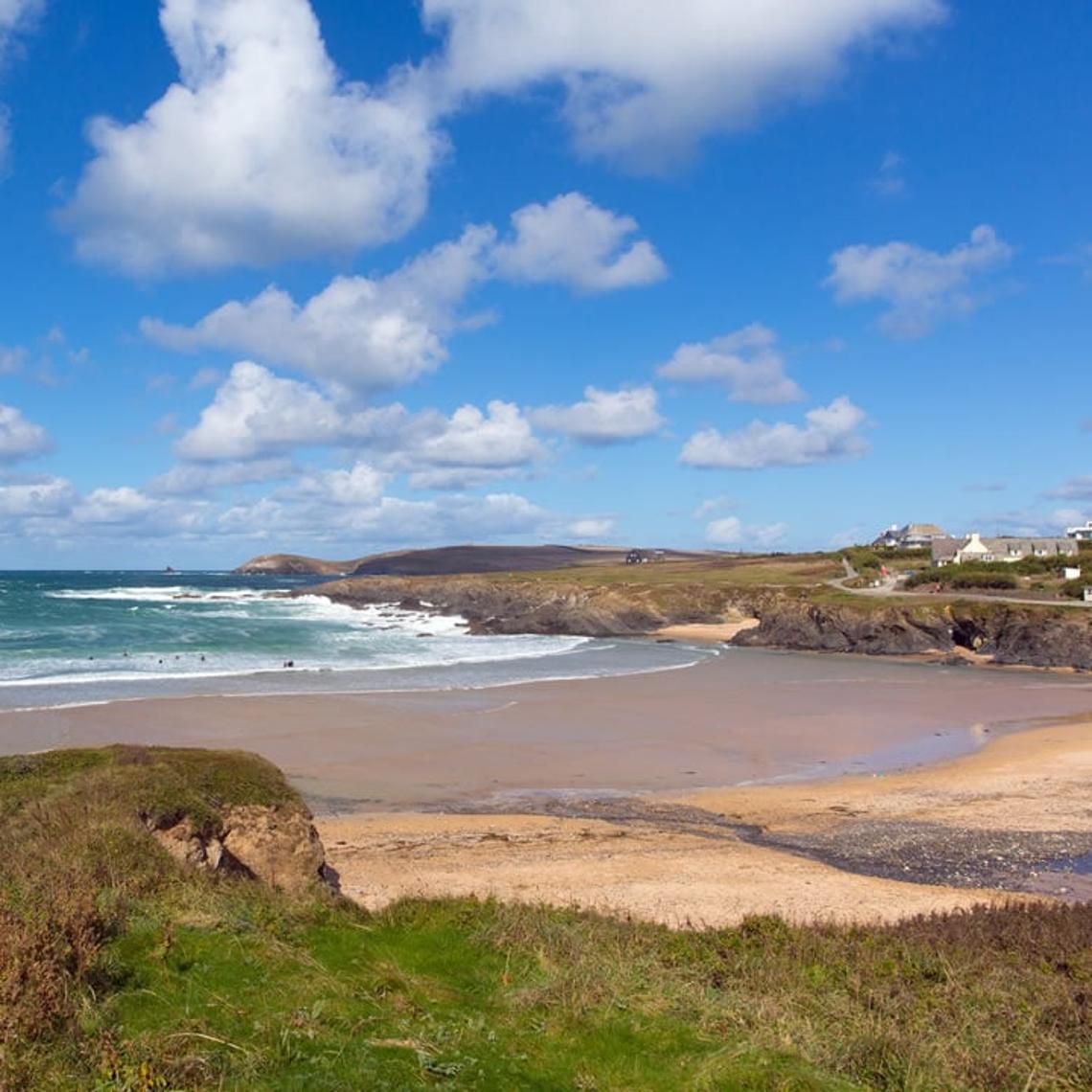 Cornish sandy beach