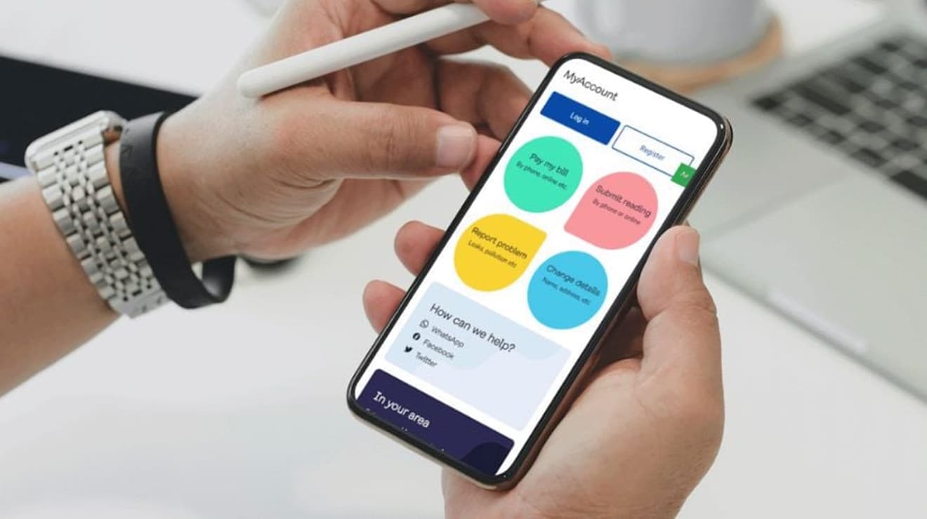 MyAccount phone screen