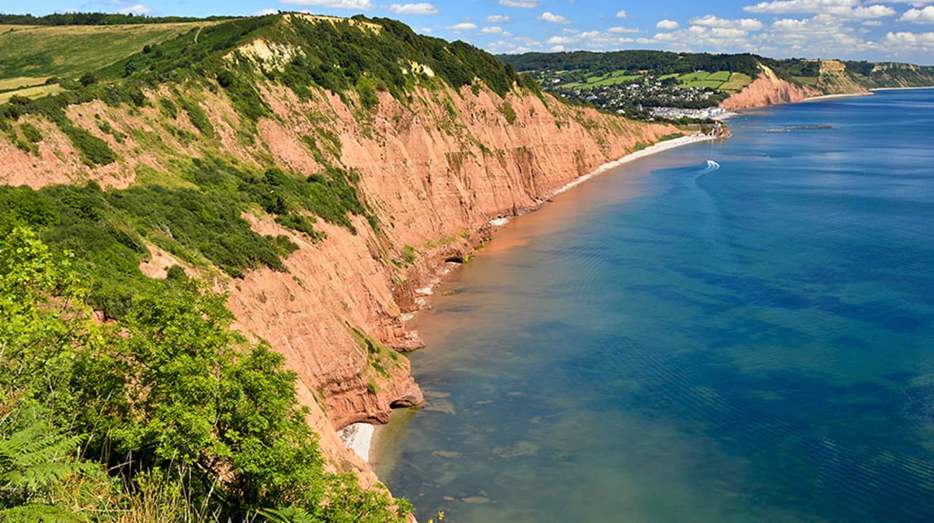 Sidmouth coastline