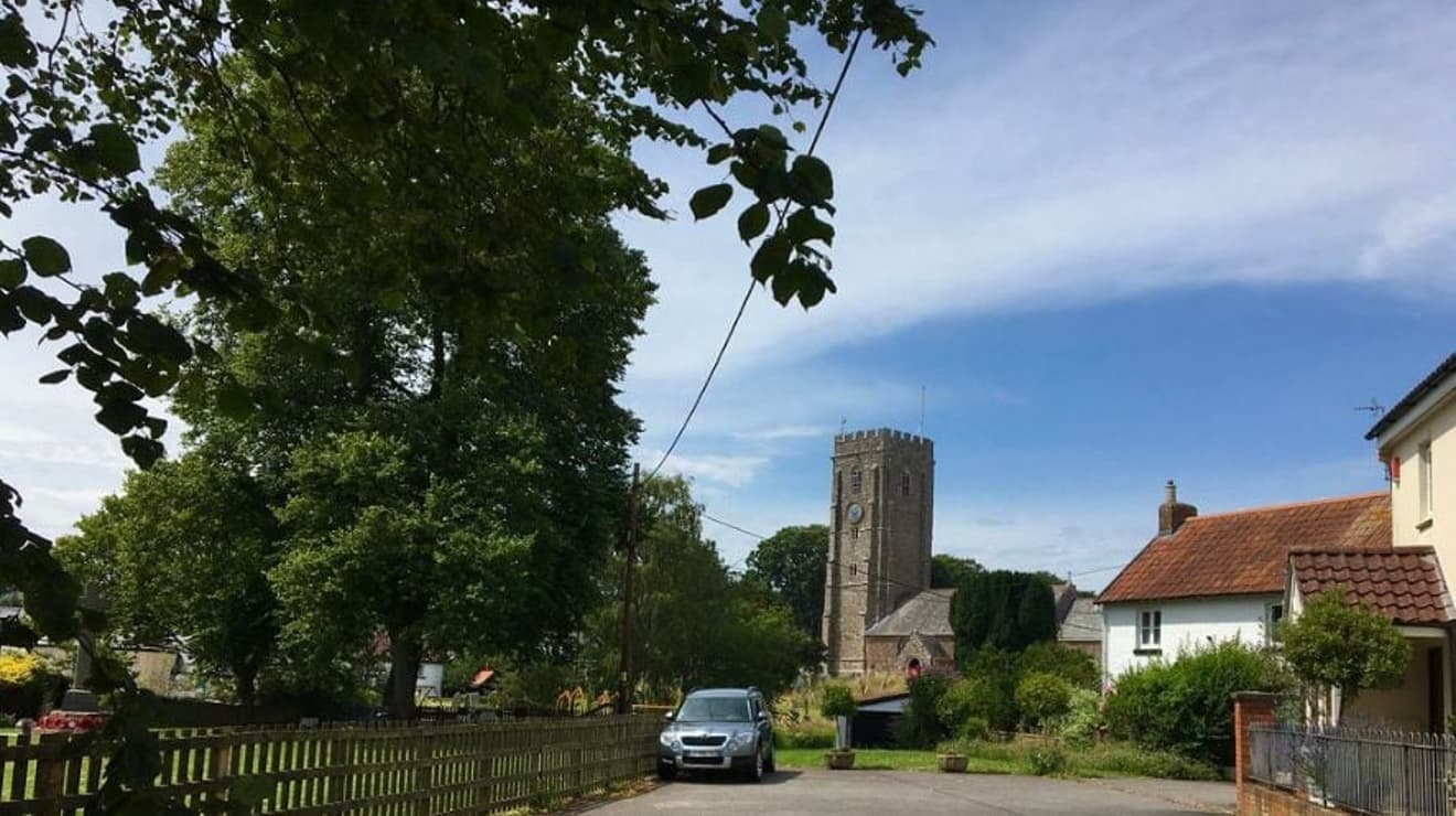 Woodbury church in East Devon