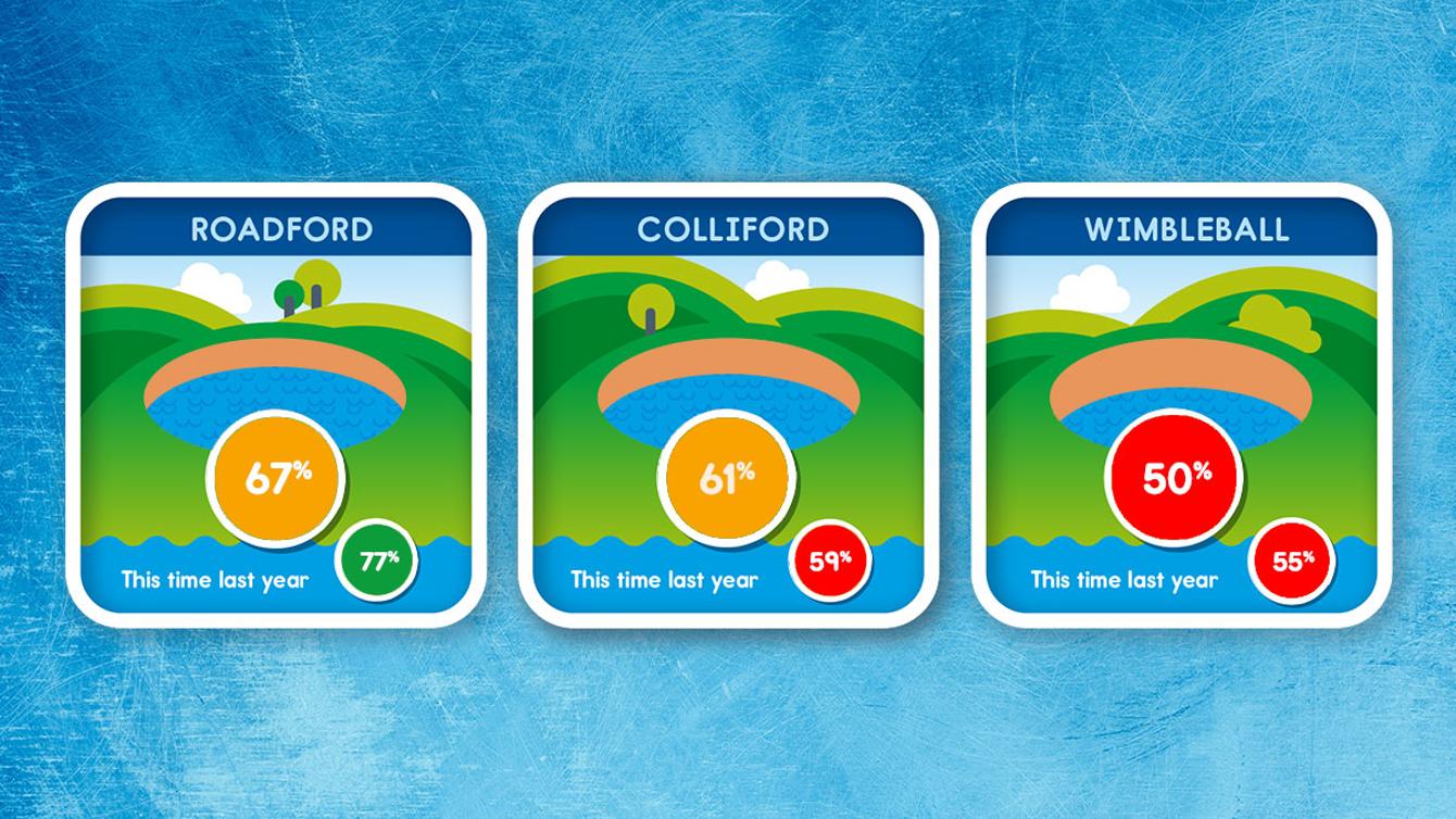 Reservoir levels image