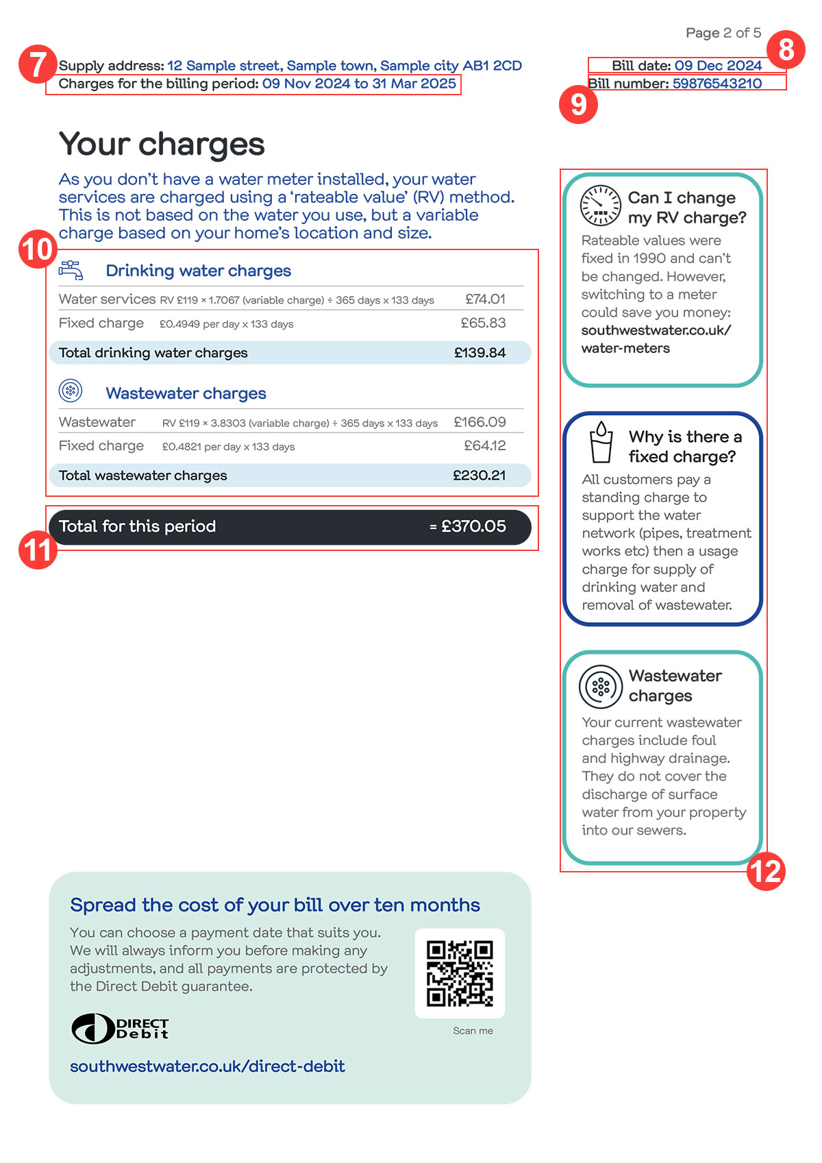 Unmeasured bill page 2