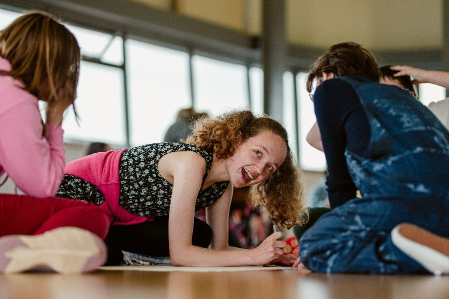 Three members of a theatre group at Theatre Royal Plymouth