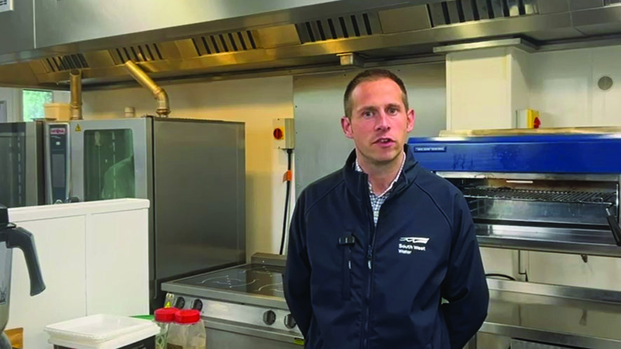 South West Water rep explaining FOG regulation