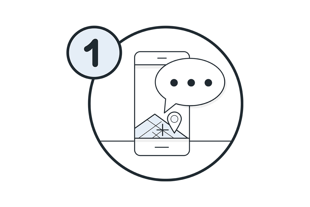 Graphic of mobile phone