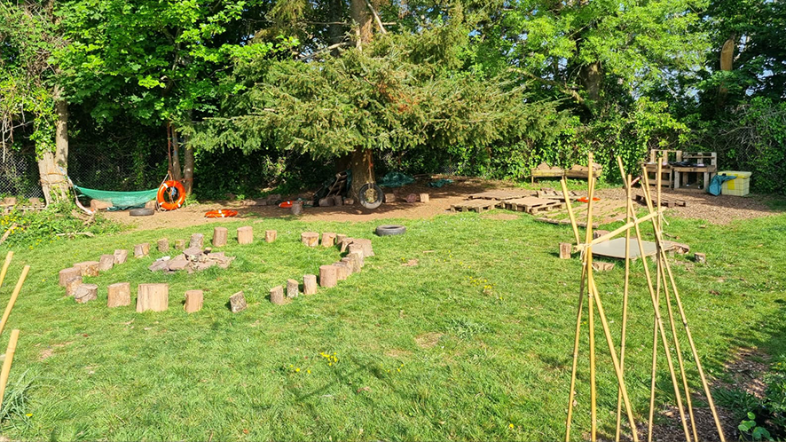 outdoor play space in nature