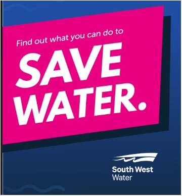 Save water social media banner