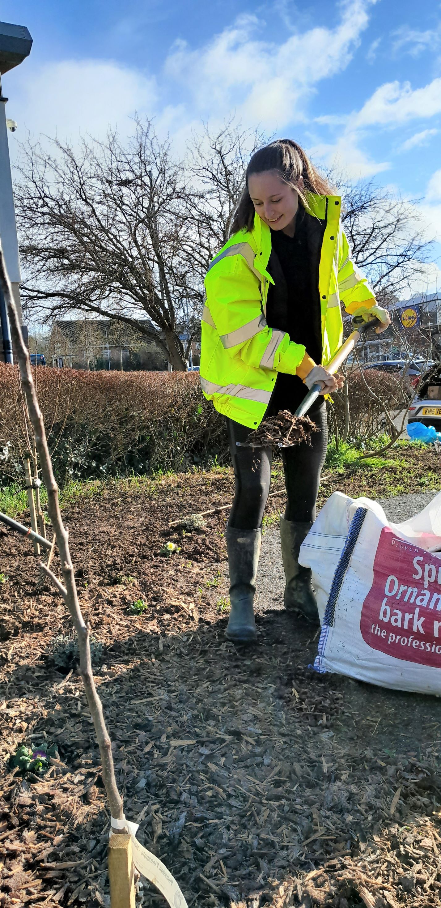 South West Water worker helping 