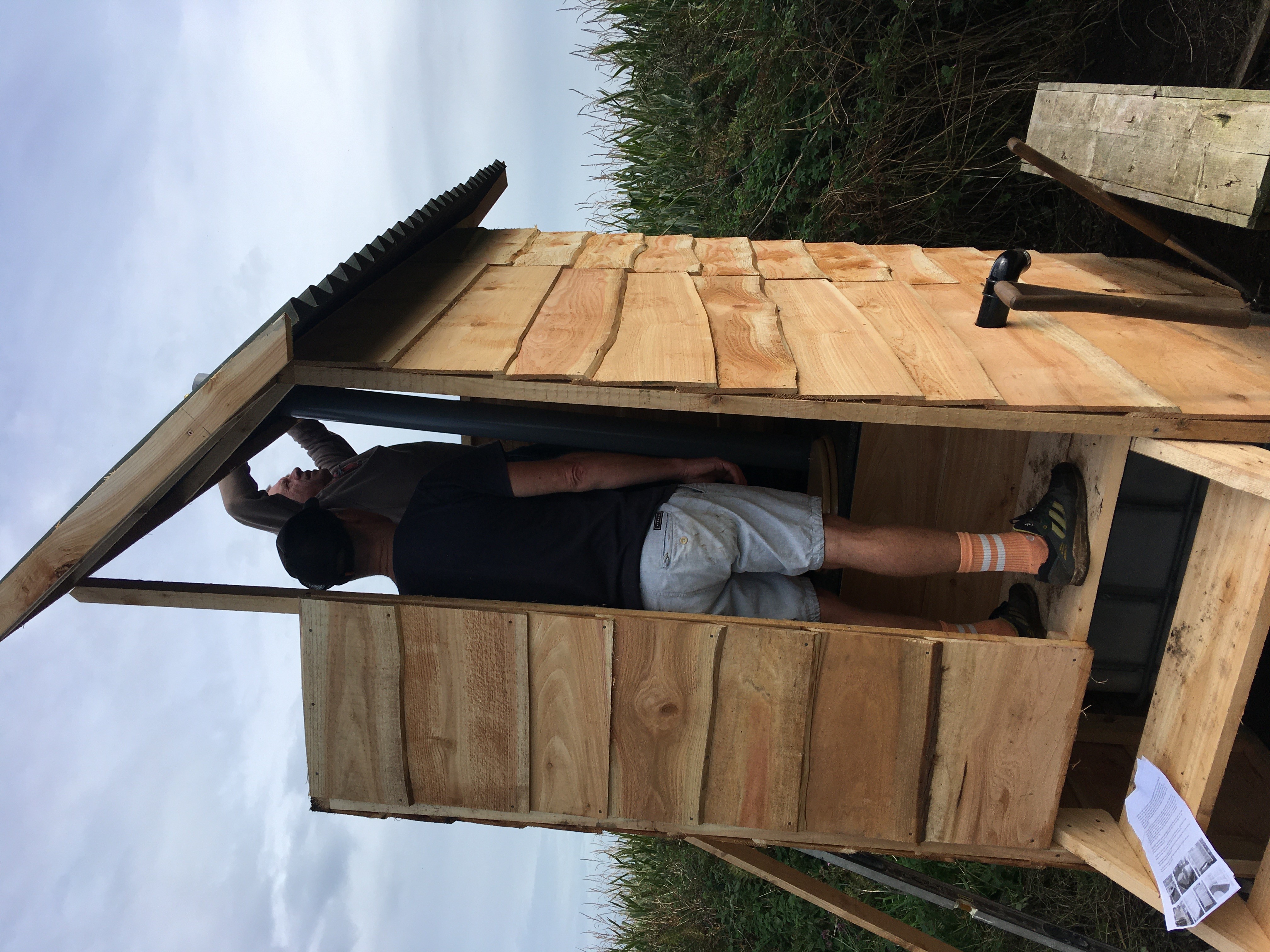a photo of the new toilet
