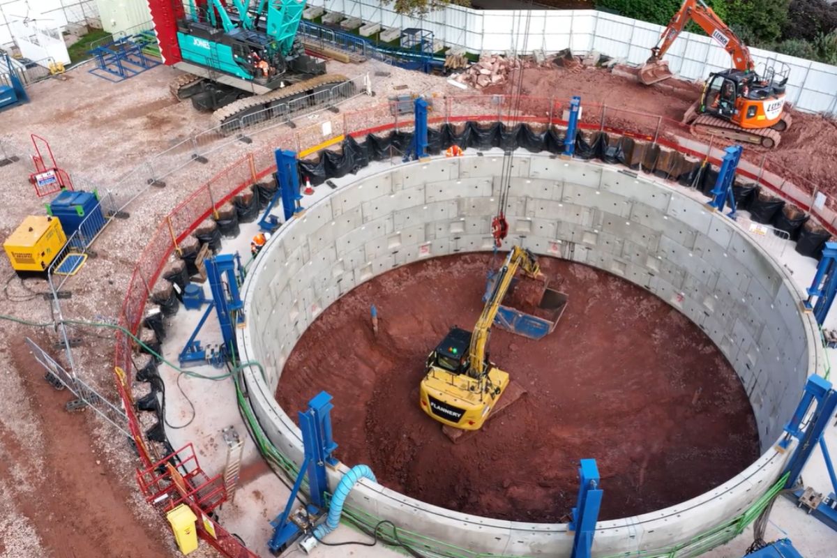 Dawlish works in progress.